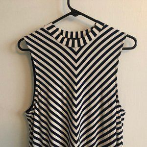 J Crew striped sleeveless dress - Medium